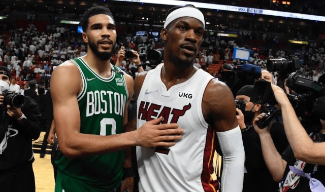  巴特勒大三元热火登顶东部  